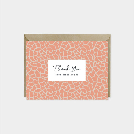 Pattern Thank You Card IX, Designer-Greeting & Note Cards-The Design Craft