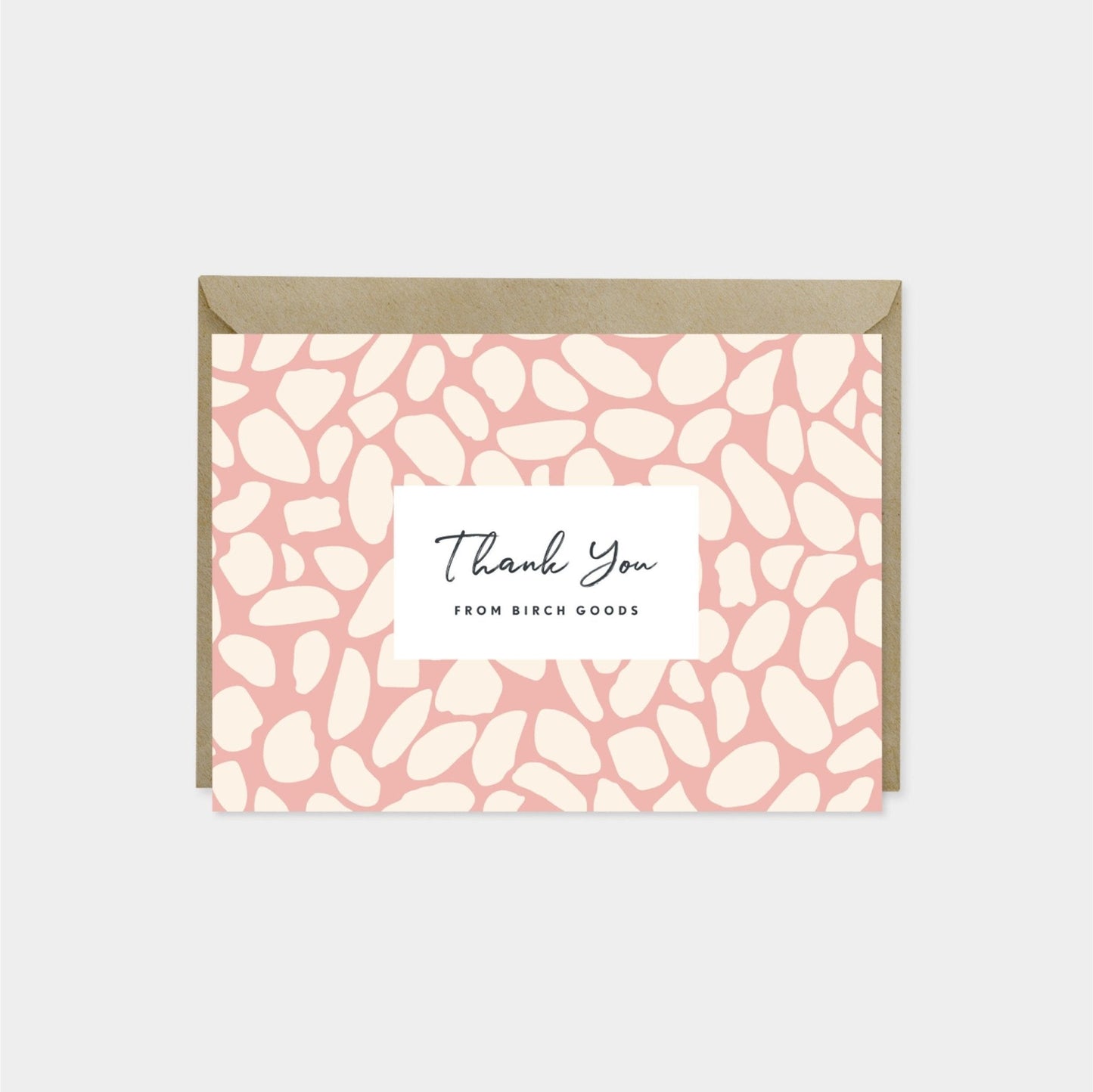 Pebble Pattern Thank You Card Set,-Greeting & Note Cards-The Design Craft