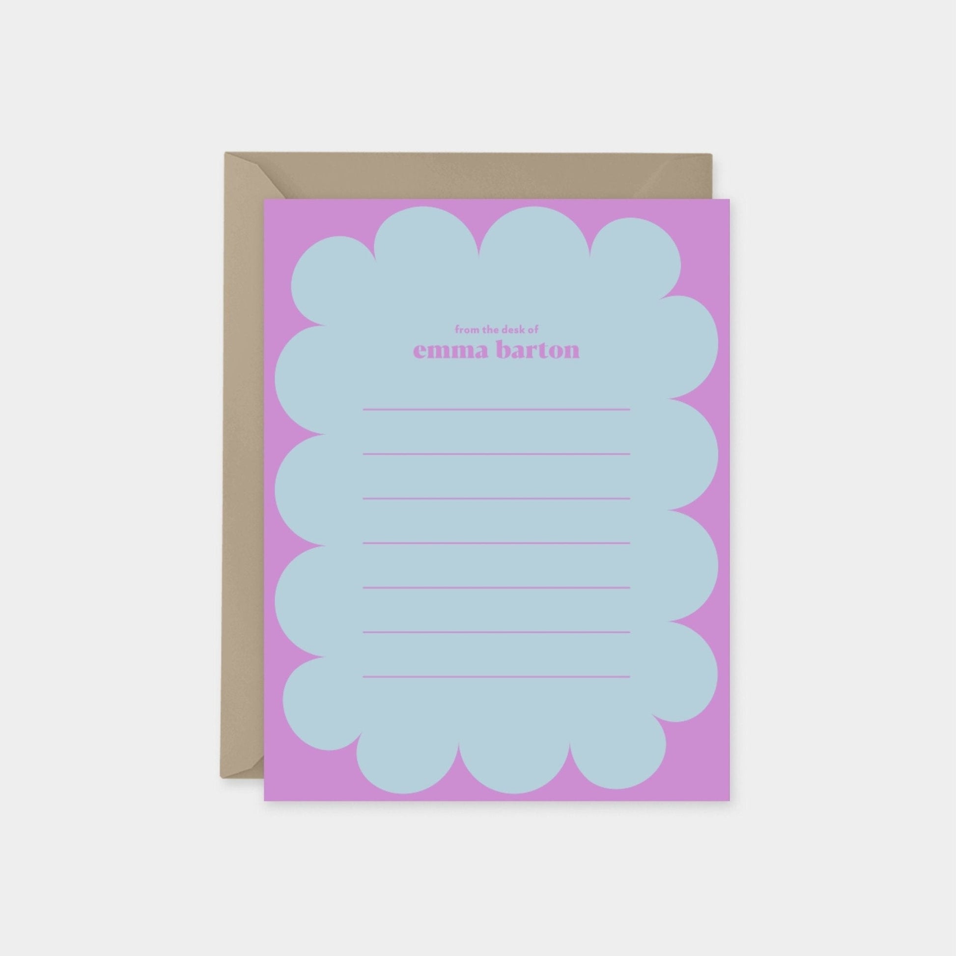 Personalized Colorful Note Cards with-Greeting & Note Cards-The Design Craft