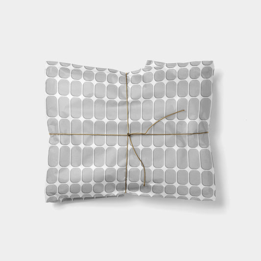 Pillow Emboss Geo Gift Wrap I B-Gift Wrapping-The Design Craft