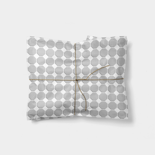 Pillow Emboss Geo Gift Wrap IX B-Gift Wrapping-The Design Craft