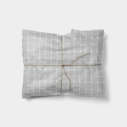 Pillow Emboss Geo Gift Wrap V B-Gift Wrapping-The Design Craft