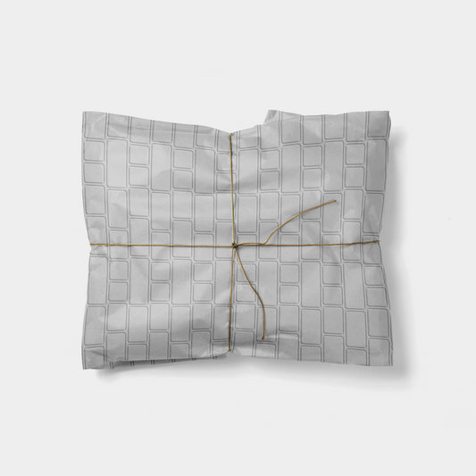 Pillow Emboss Geo Gift Wrap V-Gift Wrapping-The Design Craft