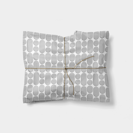 Pillow Emboss Geo Gift Wrap VIII B-Gift Wrapping-The Design Craft