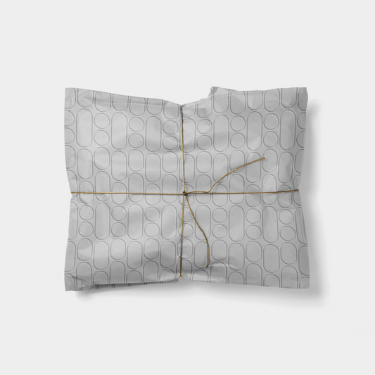Pillow Emboss Geo Gift Wrap VIII-Gift Wrapping-The Design Craft