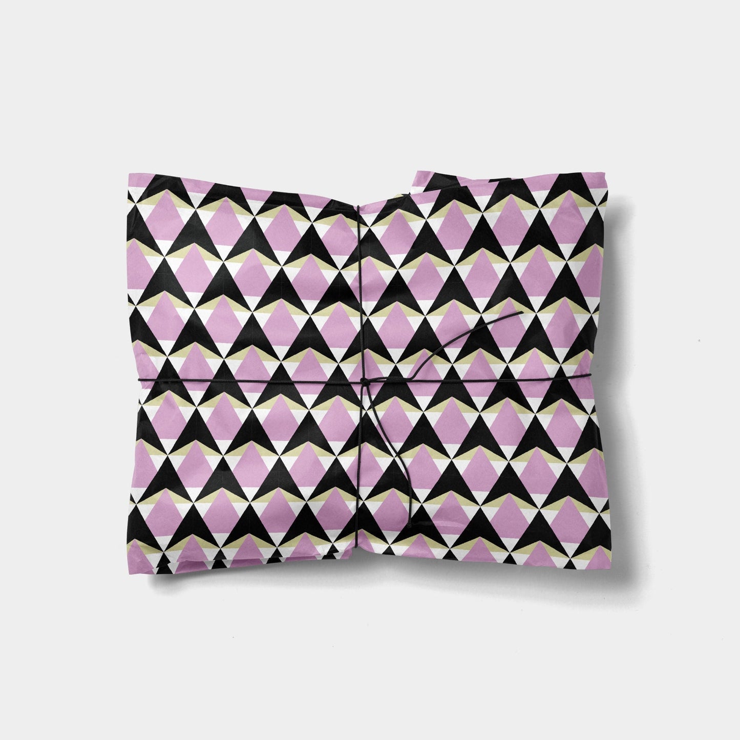 Pink Geo Shapes Gift Wrap-Gift Wrapping-The Design Craft