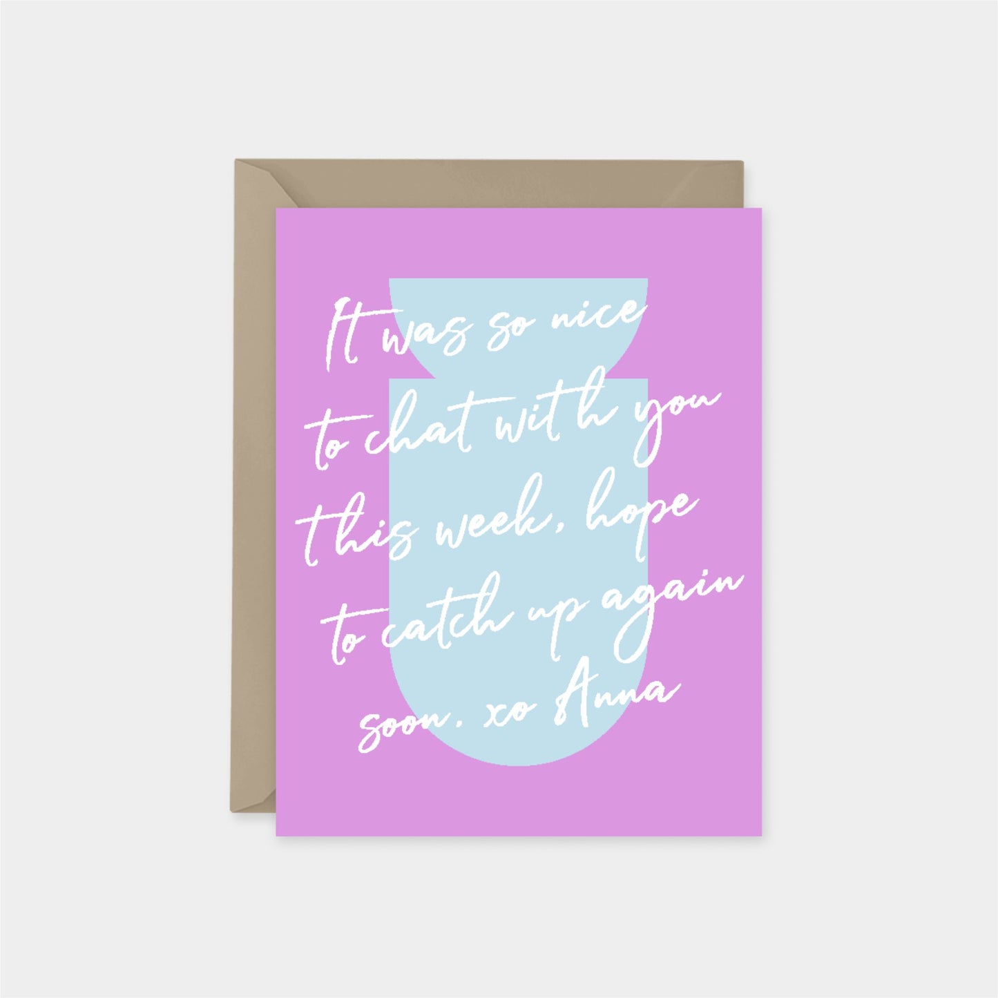 Pink Neo Shape Art Card XX