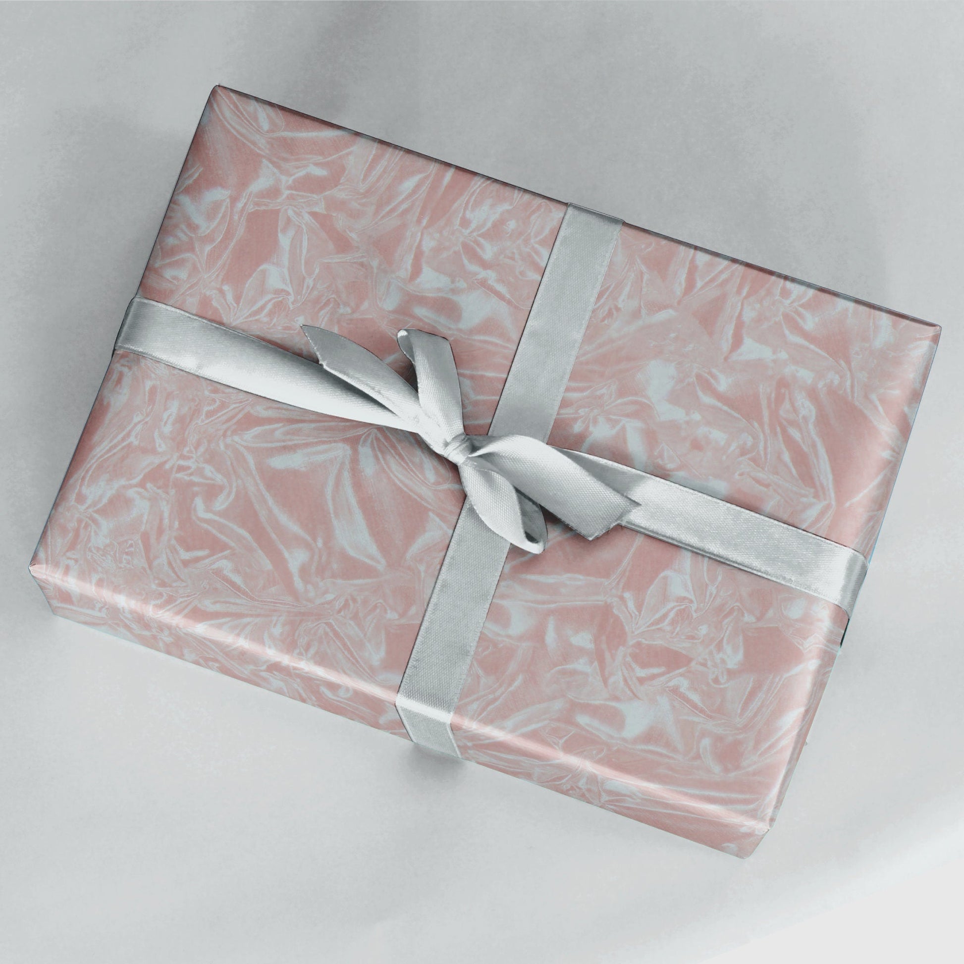 Pink Pearlescent Crinkled Foil Gift Wrap-Gift Wrapping-The Design Craft