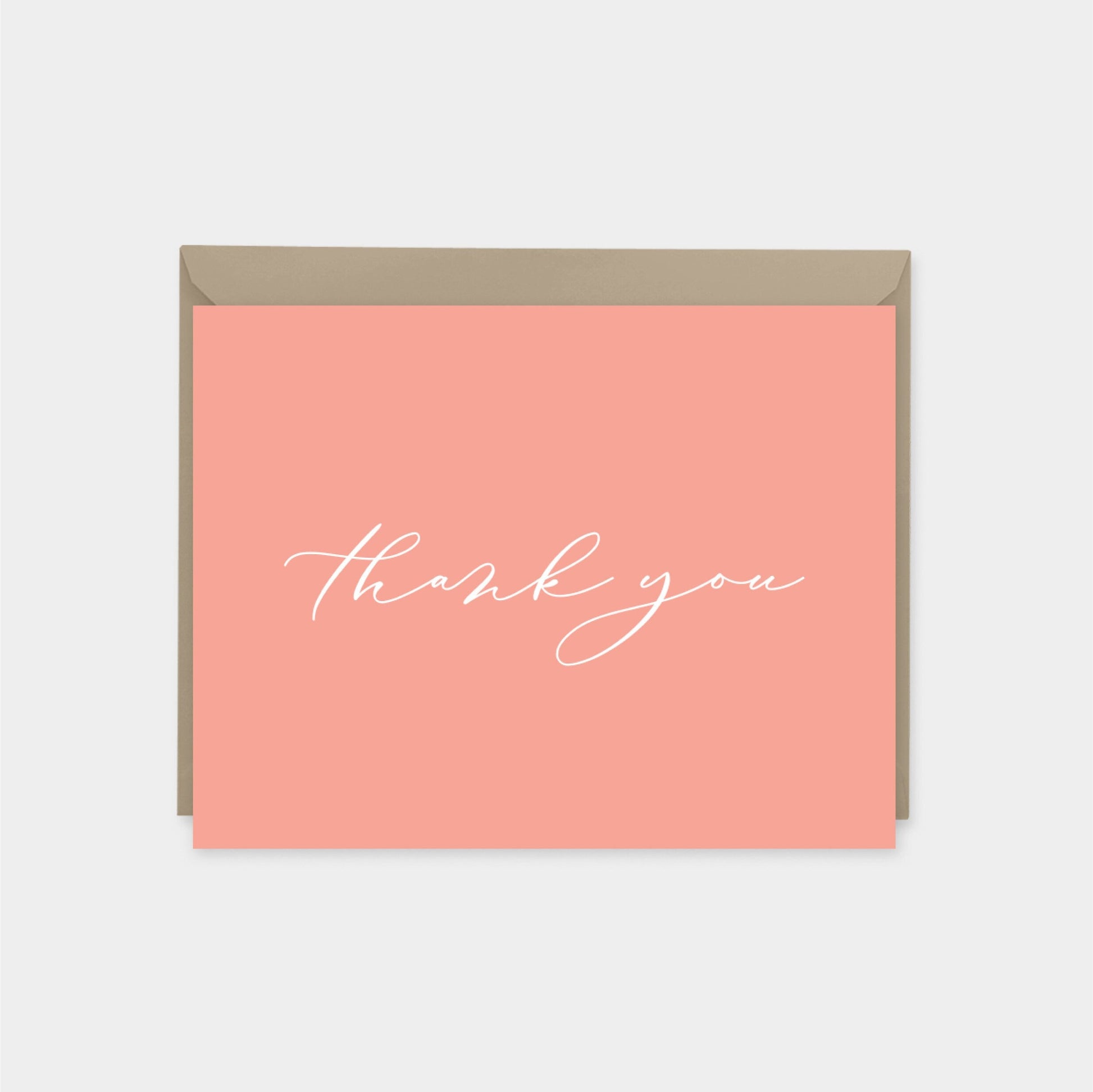 Pink Personalized Note Cards, Stylish-Greeting & Note Cards-The Design Craft