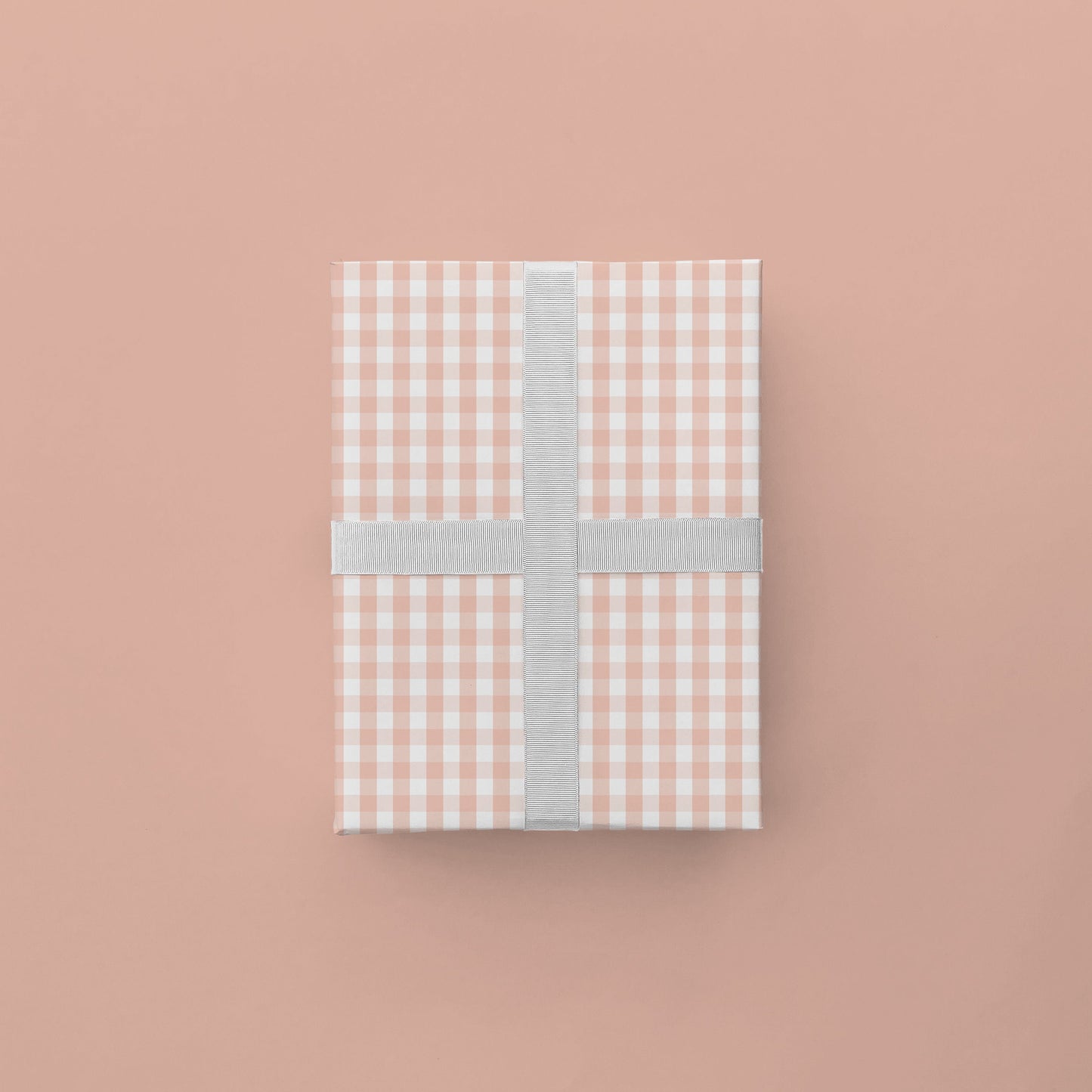 Pink Vintage Gingham Gift Wrap-Gift Wrapping-The Design Craft