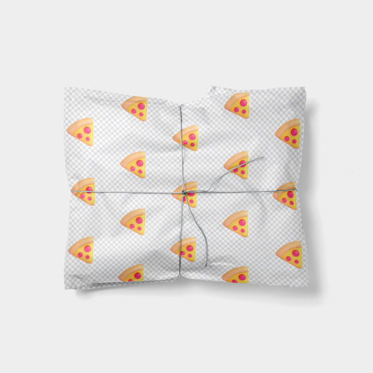 Pizza Emoji Gift Wrap-Gift Wrapping-The Design Craft