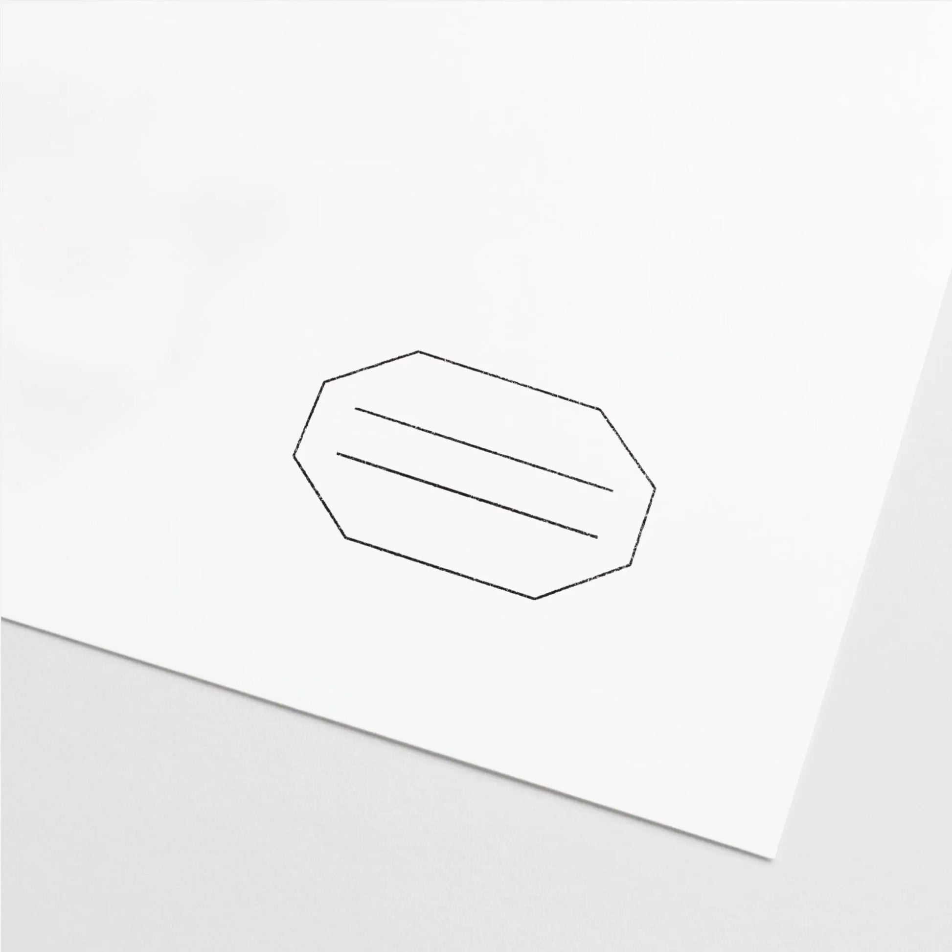 Polygon Badge Stamp II, Blank Stamp