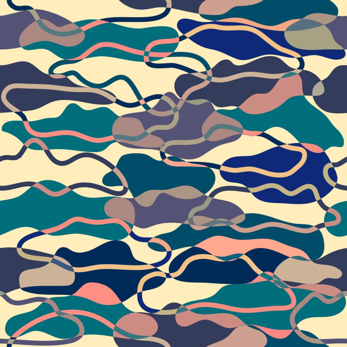 Pop Camo II, Surface Design-Surface Design-The Design Craft