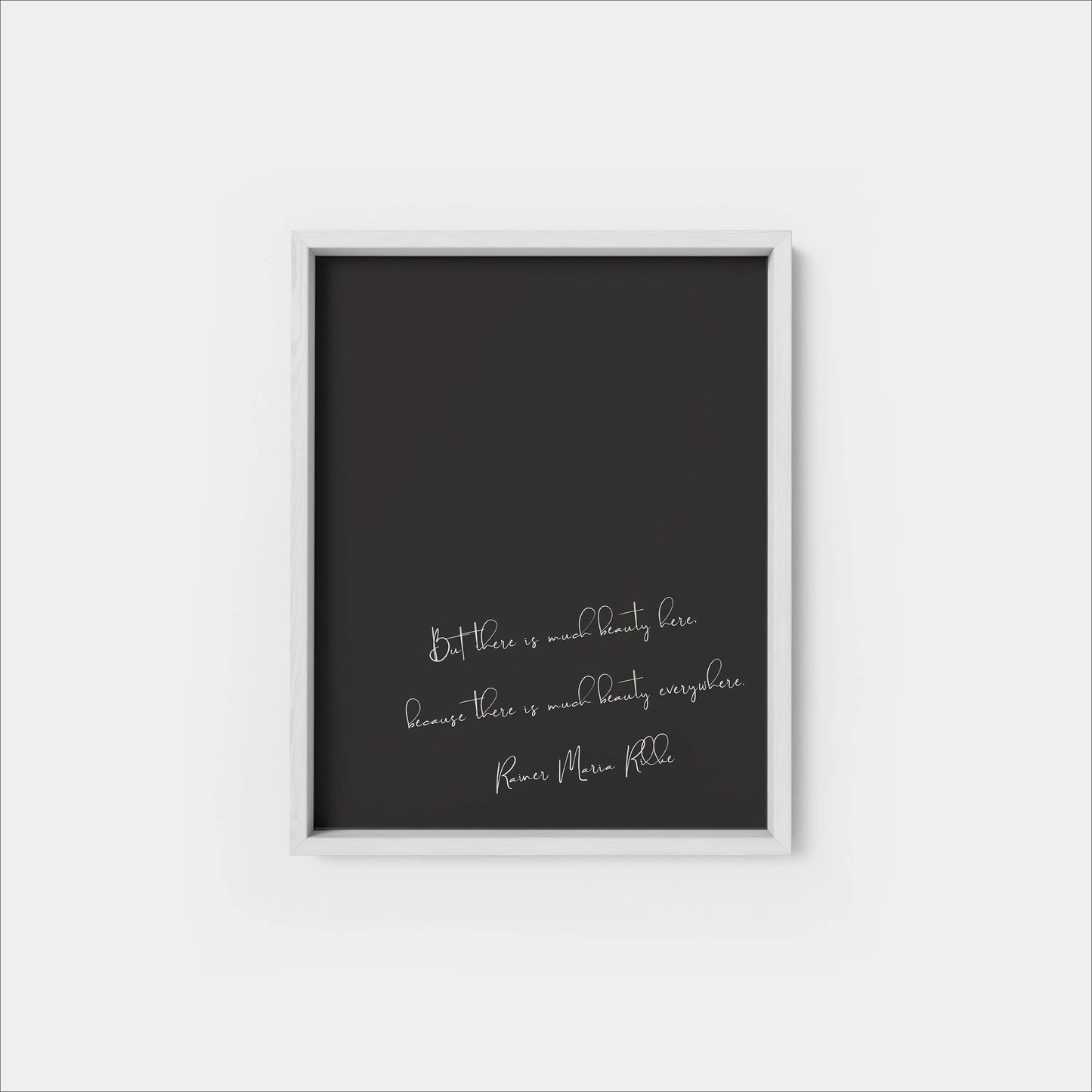 Quote Art Print II, Rilke Quote