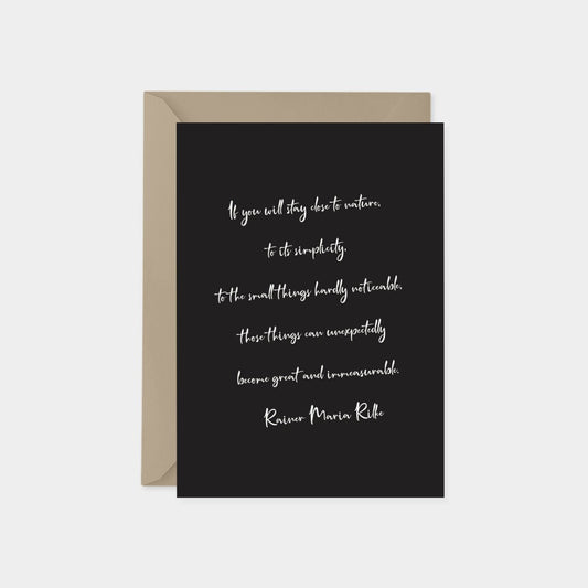 Quote Card, Custom Quote-Greeting & Note Cards-The Design Craft
