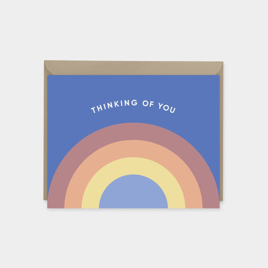 Rainbow Thinking of You Card-Greeting & Note Cards-The Design Craft