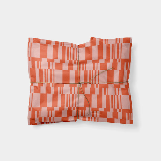 Red Modern Iro Gift Wrap