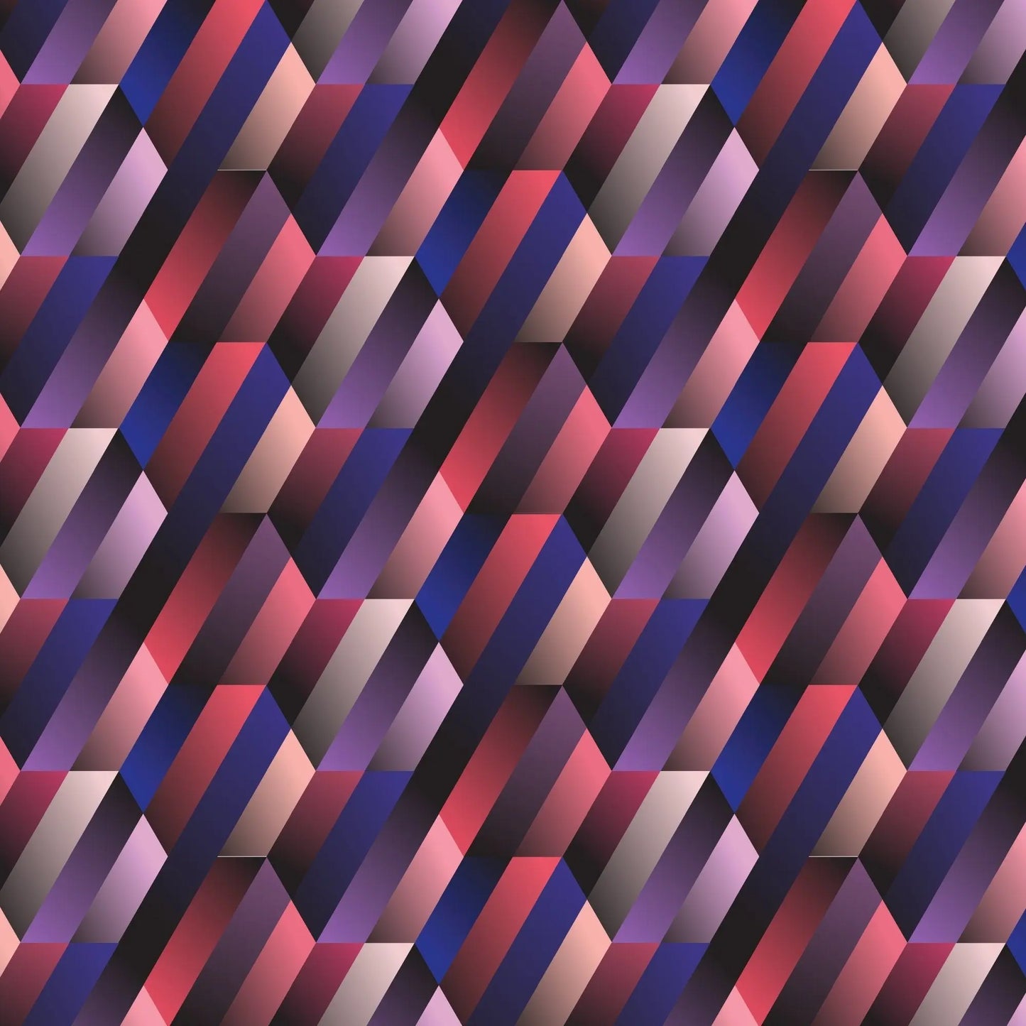 Red & Purple Gradient Tiles Gift Wrap