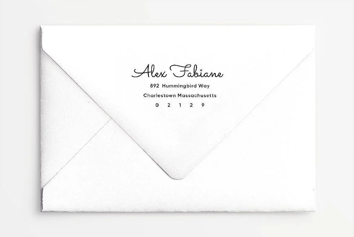 Return Address Stamp X