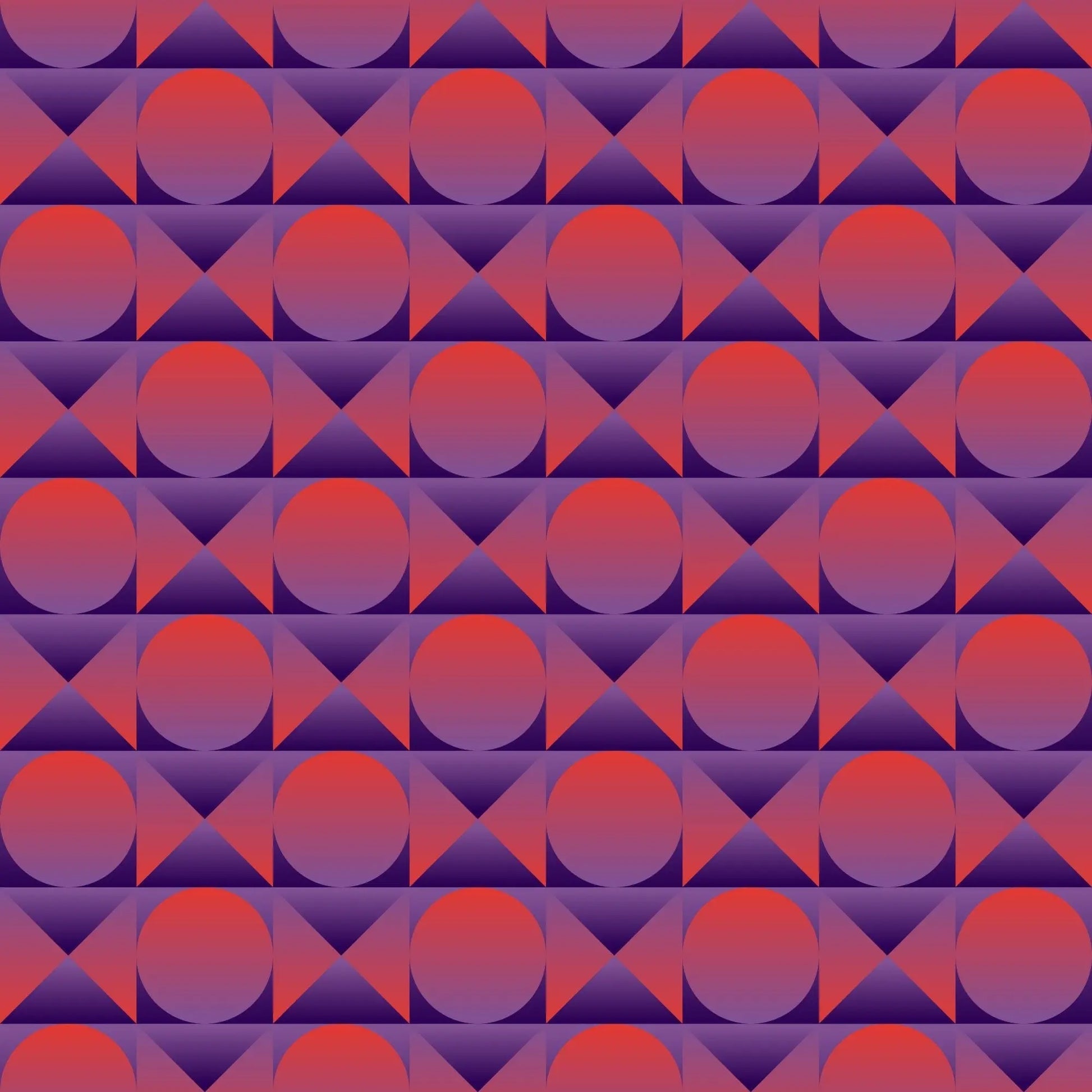 Rich Geo Gradient Tiles Gift Wrap