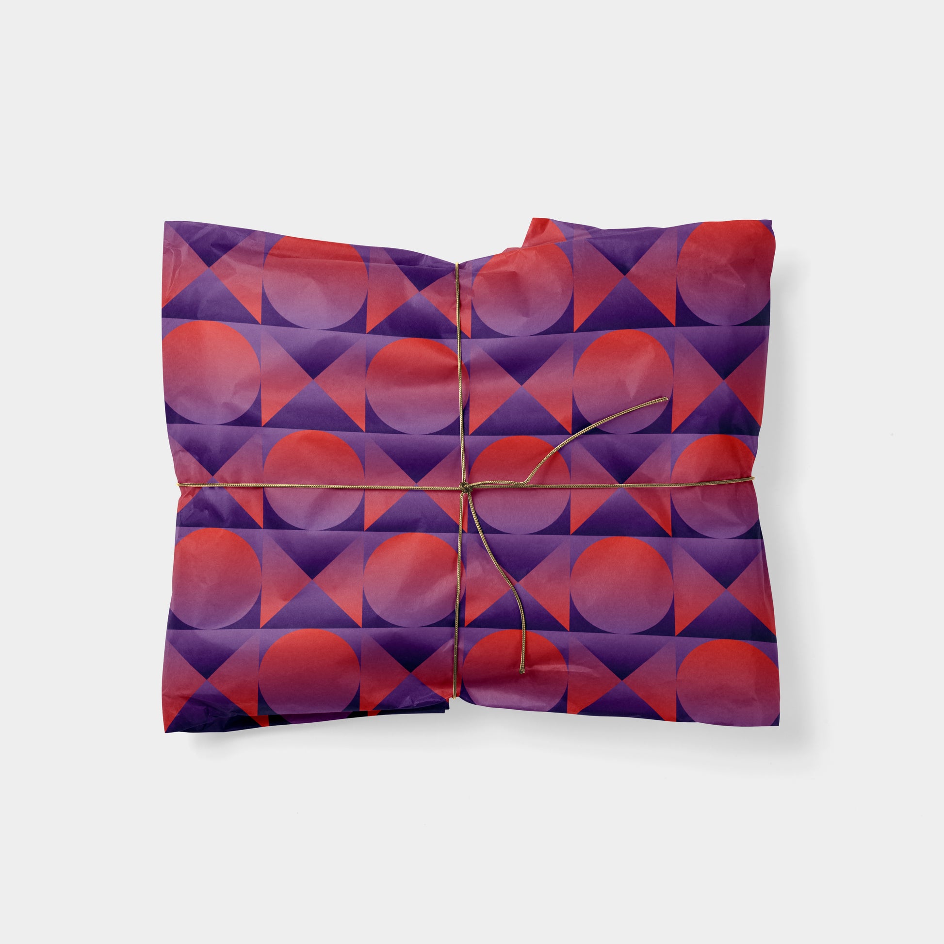 Rich Geo Gradient Tiles Gift Wrap