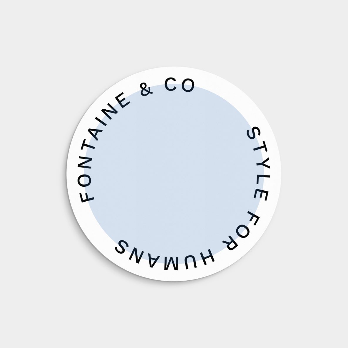 Round Pastel Product Label, Printable,-Design Template-The Design Craft