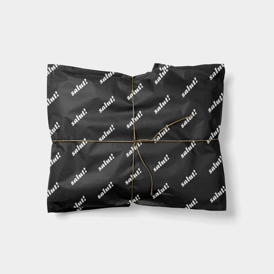 "Salut!" Custom Script Gift Wrap-Gift Wrapping-The Design Craft