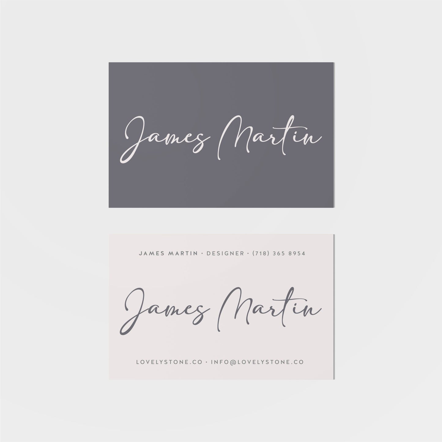 Signature Business Card III-Greeting & Note Cards-The Design Craft