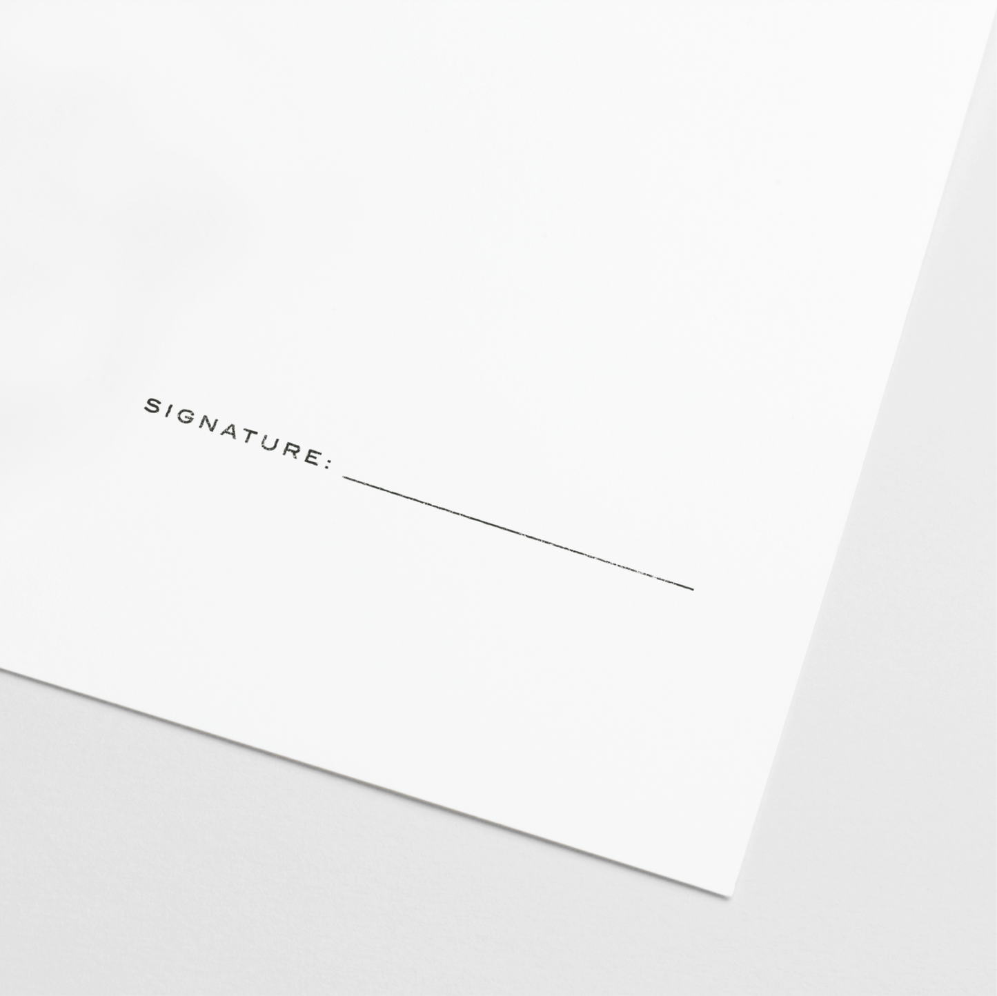 "Signature" Teacher Stamp