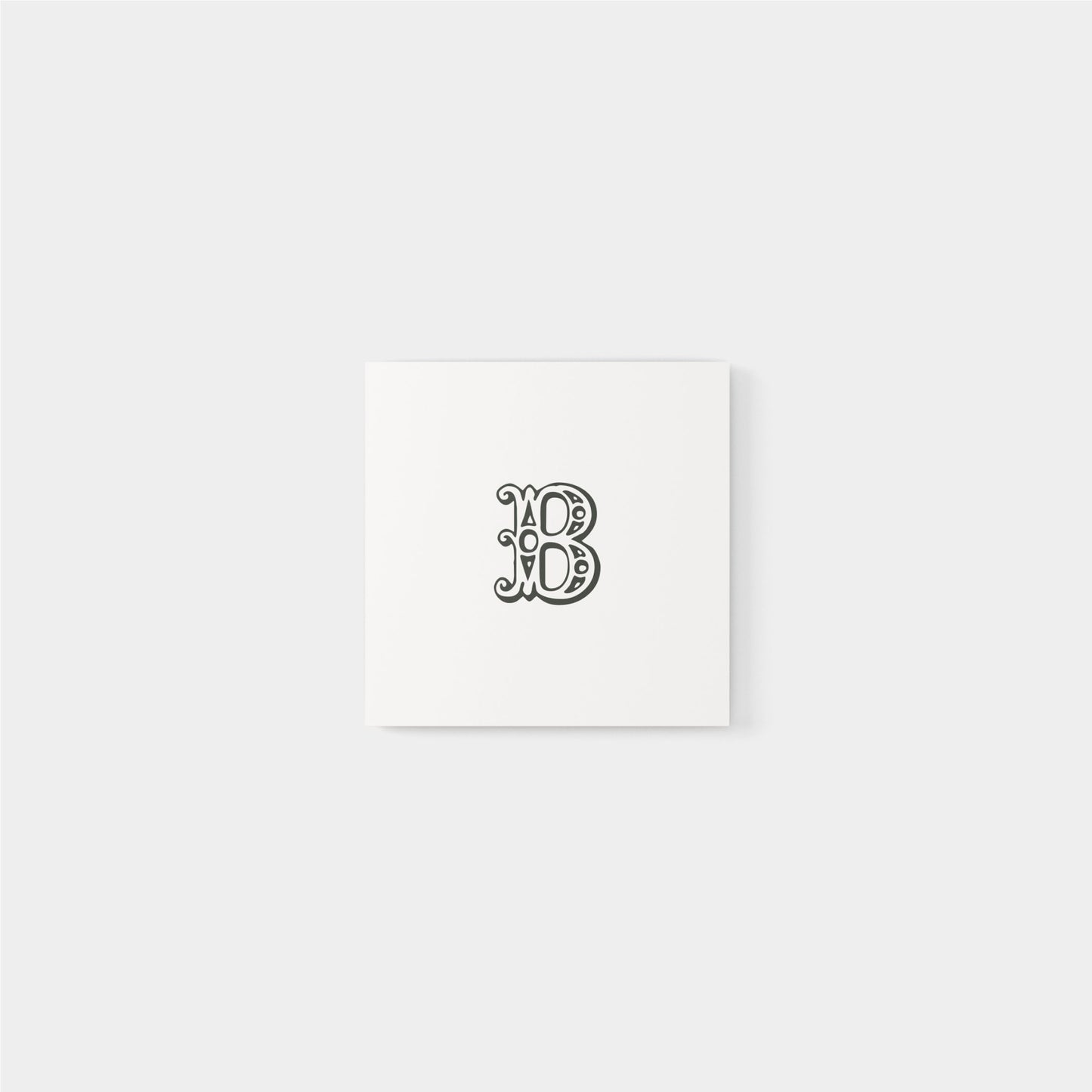 Single Letter Monogram ID Kit III-Greeting & Note Cards-The Design Craft