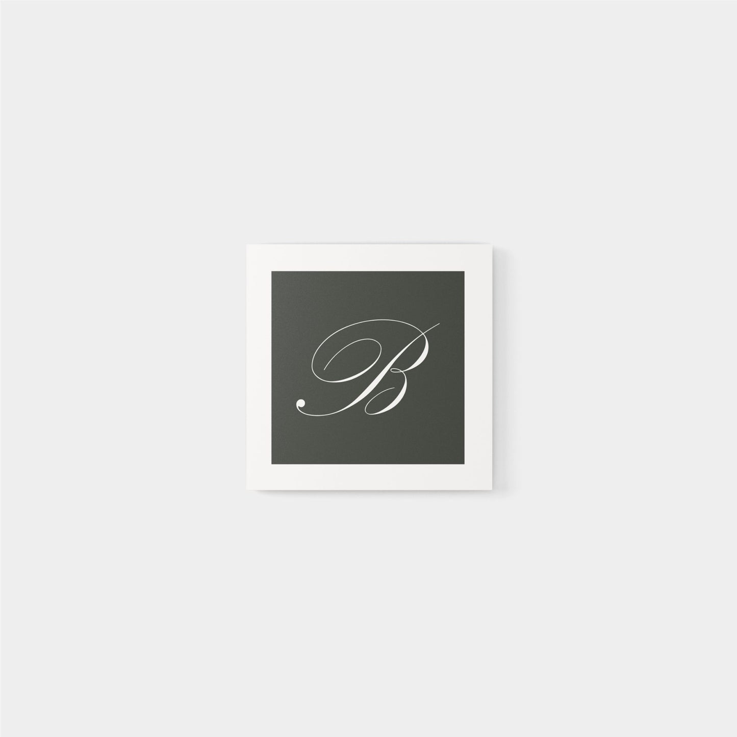 Single Letter Monogram ID Kit VII-Greeting & Note Cards-The Design Craft