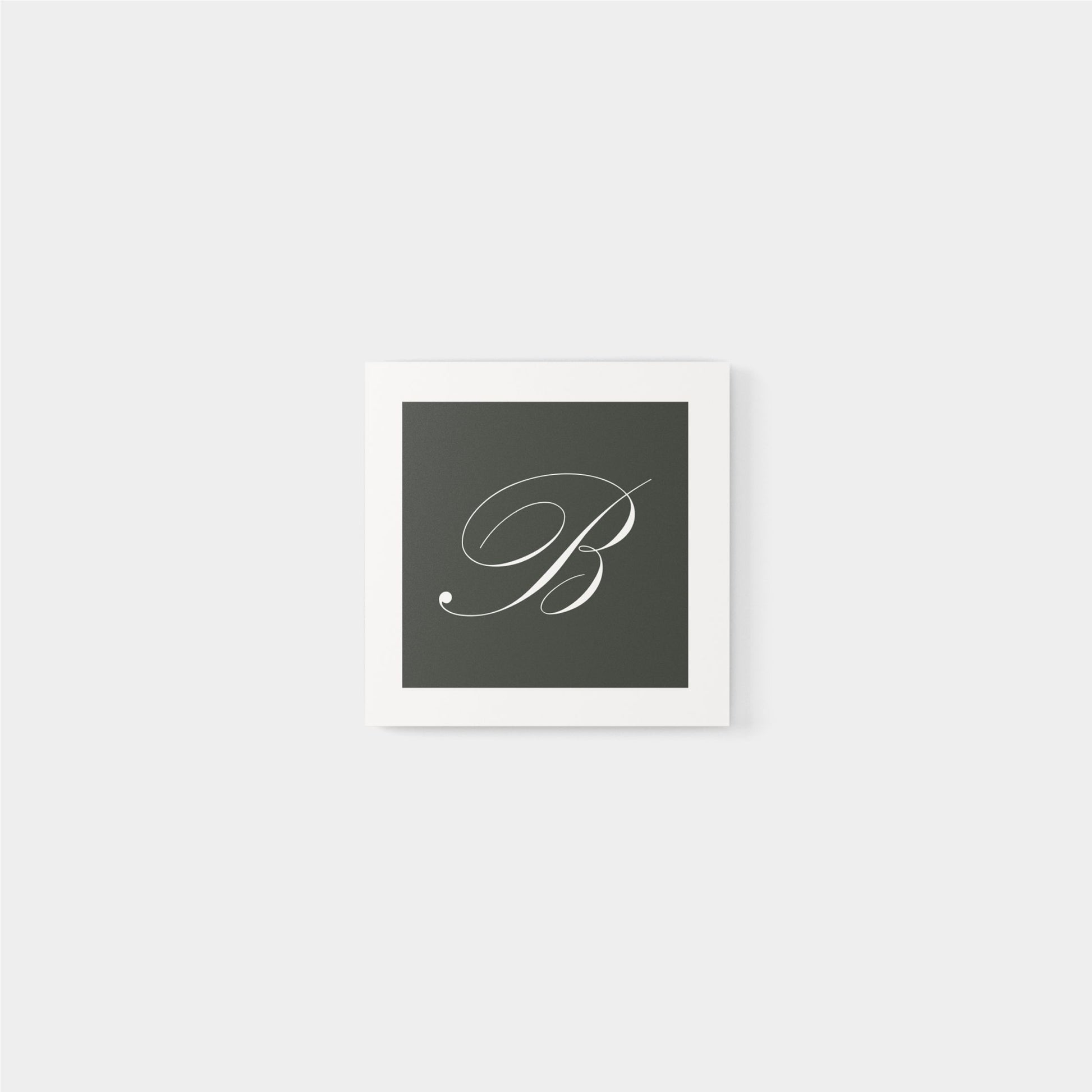 Single Letter Monogram ID Kit VII-Greeting & Note Cards-The Design Craft