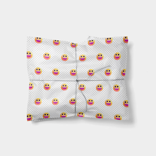 Smiley Face Emoji Gift Wrap-Gift Wrapping-The Design Craft