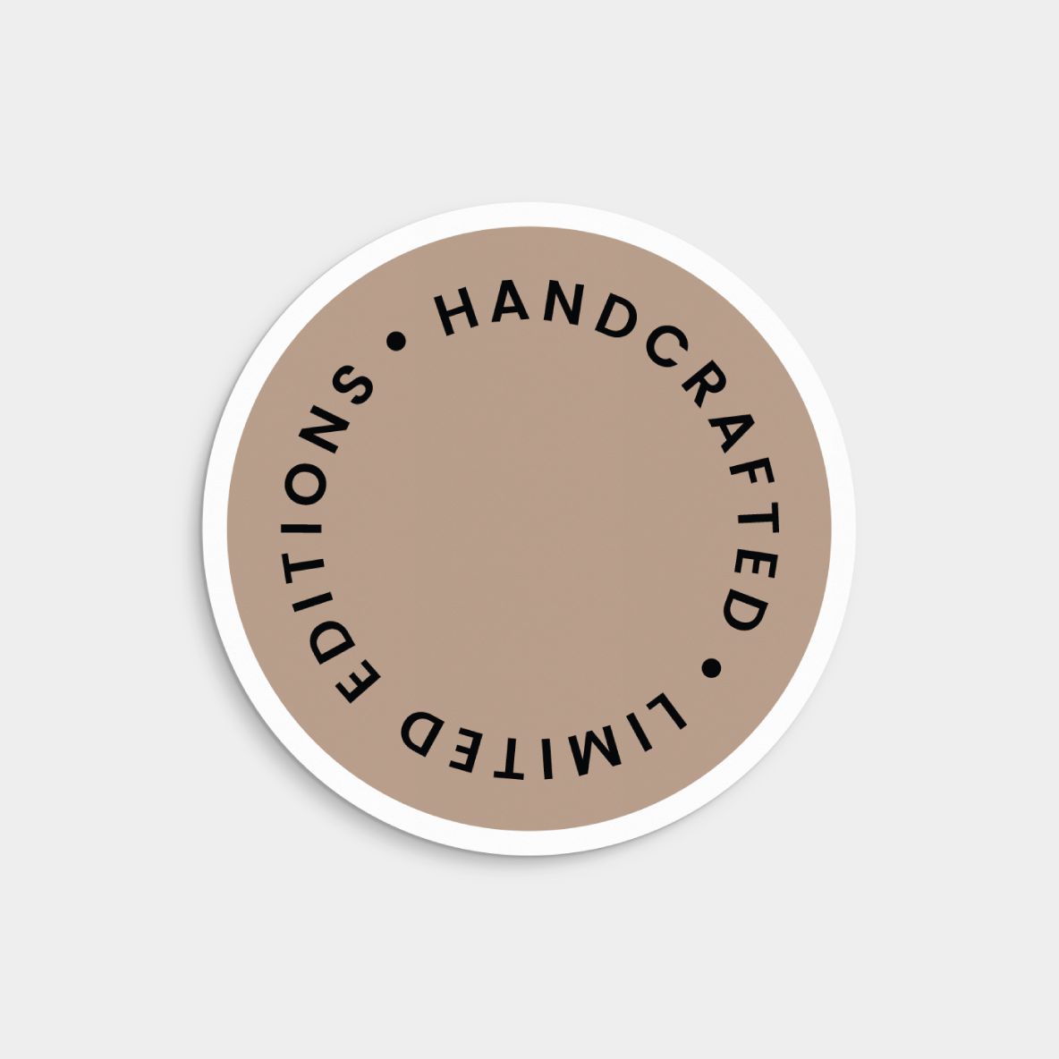 Speckled Circle Product Label with Logo,-Design Template-The Design Craft