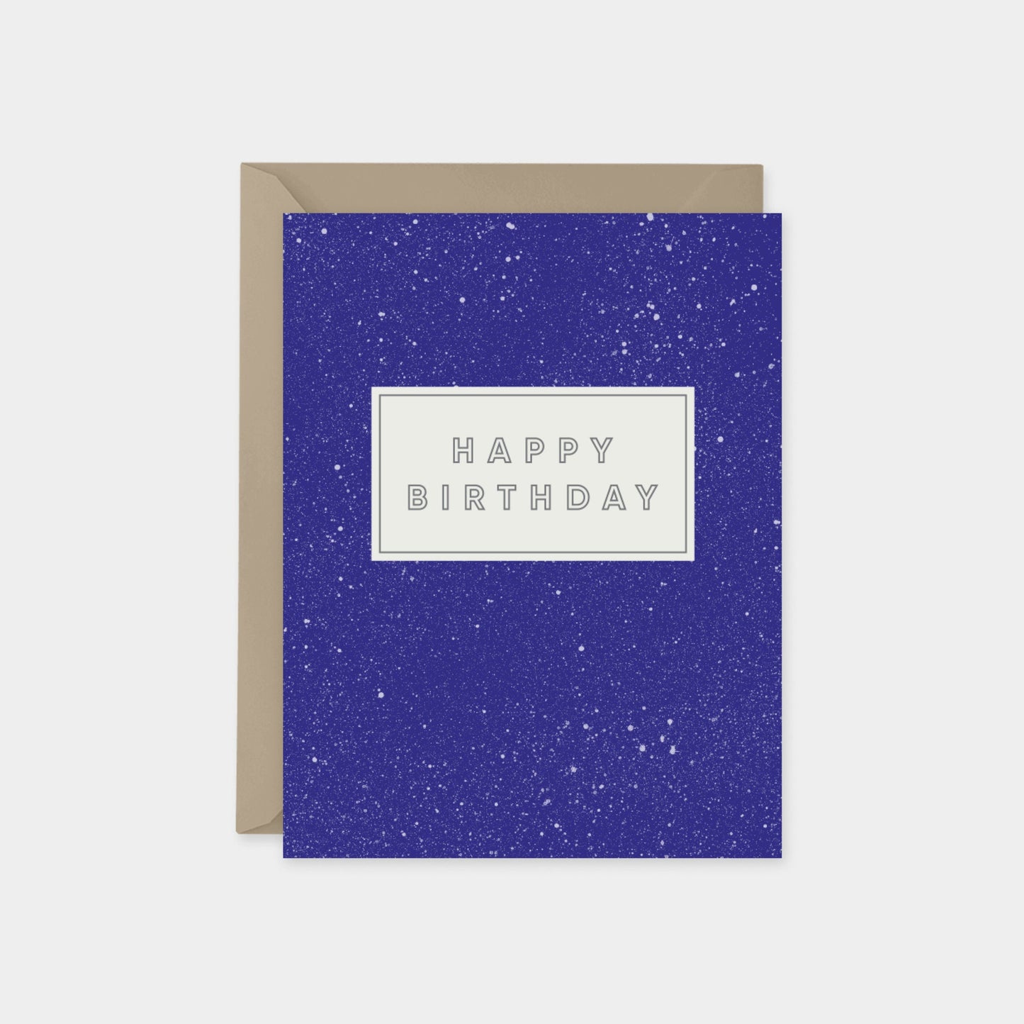 Speckled Happy Birthday Cards, Custom-Greeting & Note Cards-The Design Craft