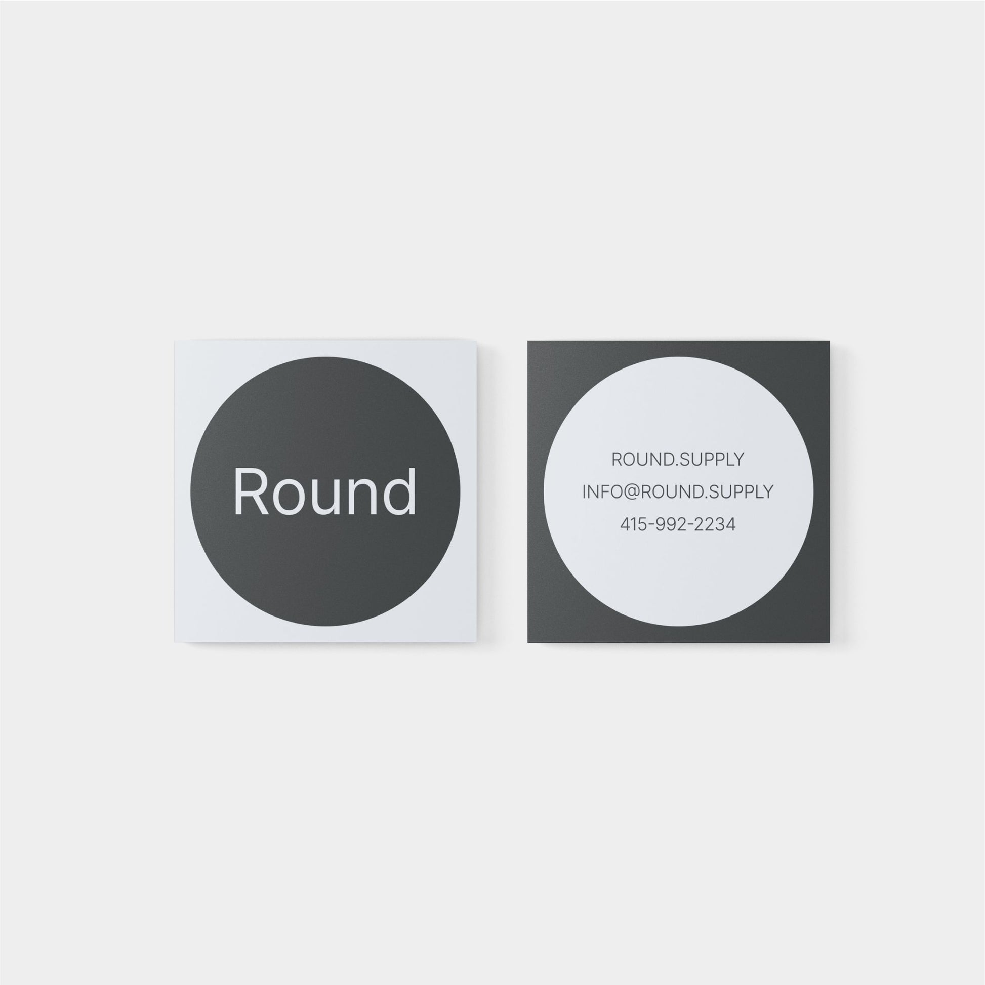 Square Geo Business Card III-Greeting & Note Cards-The Design Craft