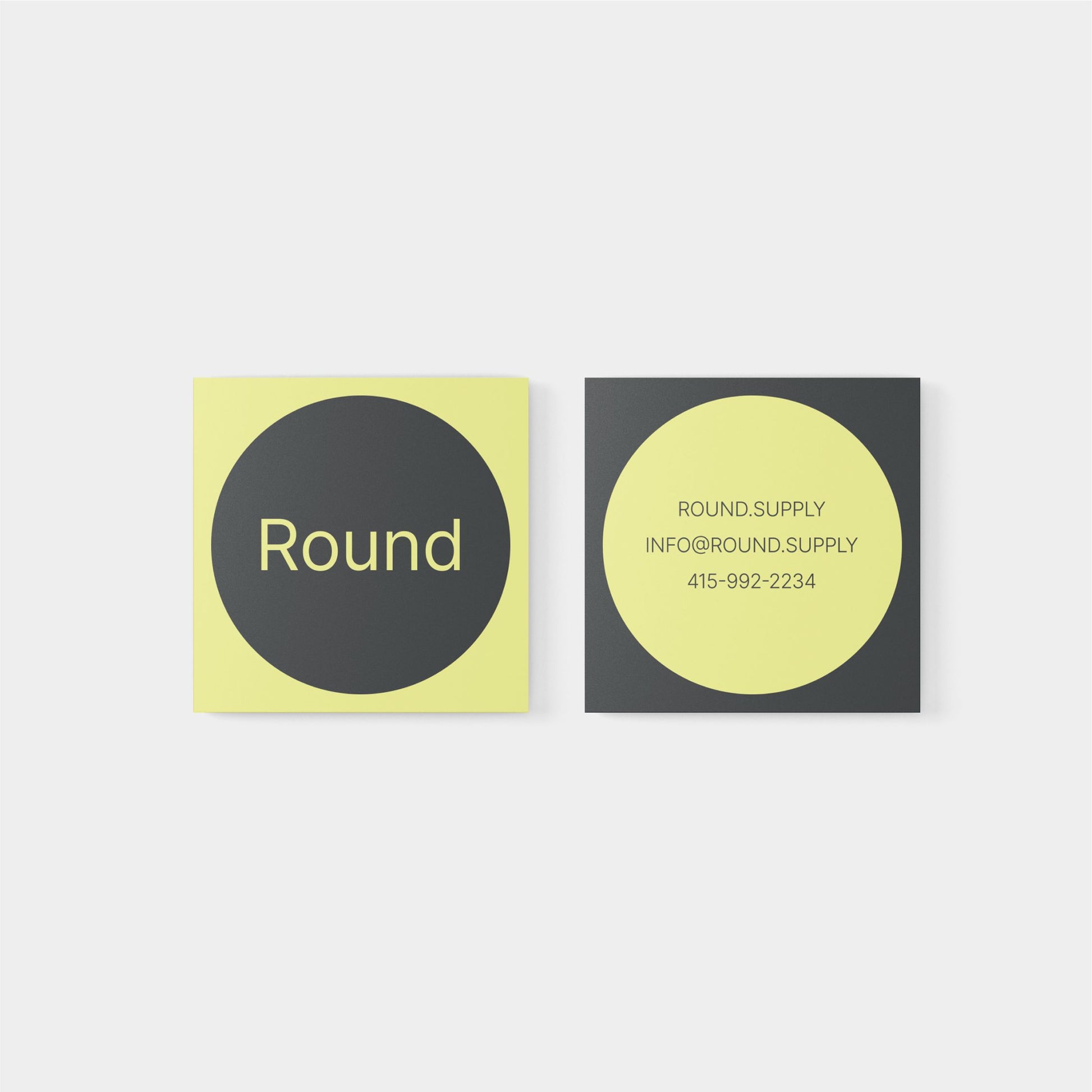 Square Geo Business Card IV-Greeting & Note Cards-The Design Craft