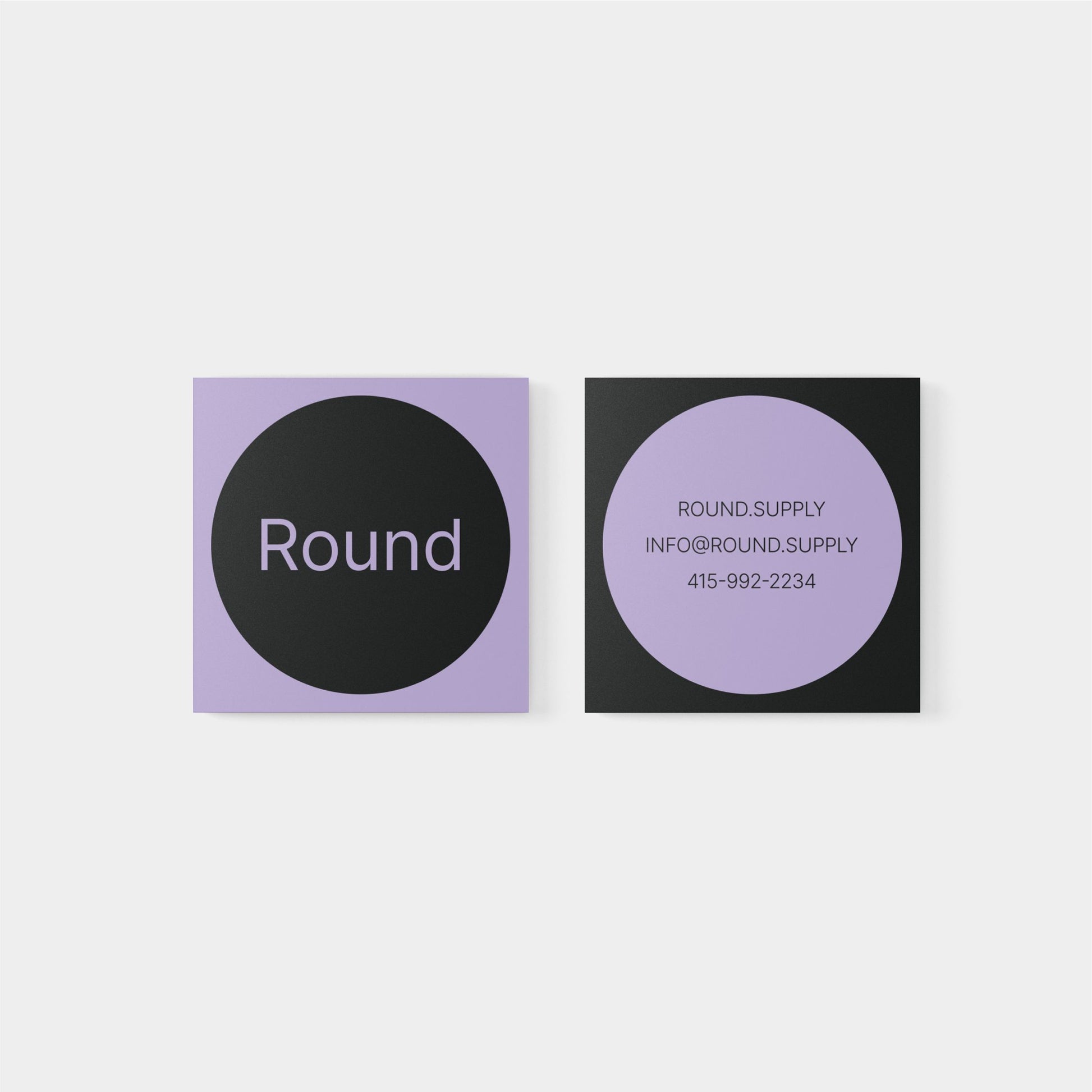 Square Geo Business Card IX-Greeting & Note Cards-The Design Craft