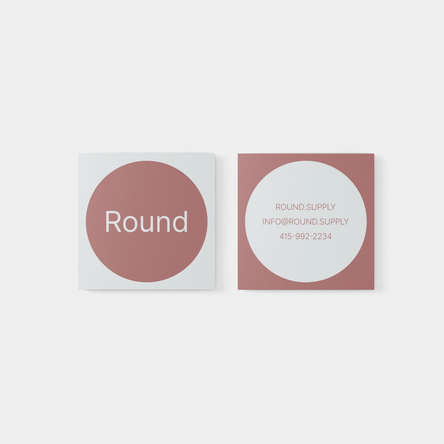 Square Geo Business Card V-Greeting & Note Cards-The Design Craft