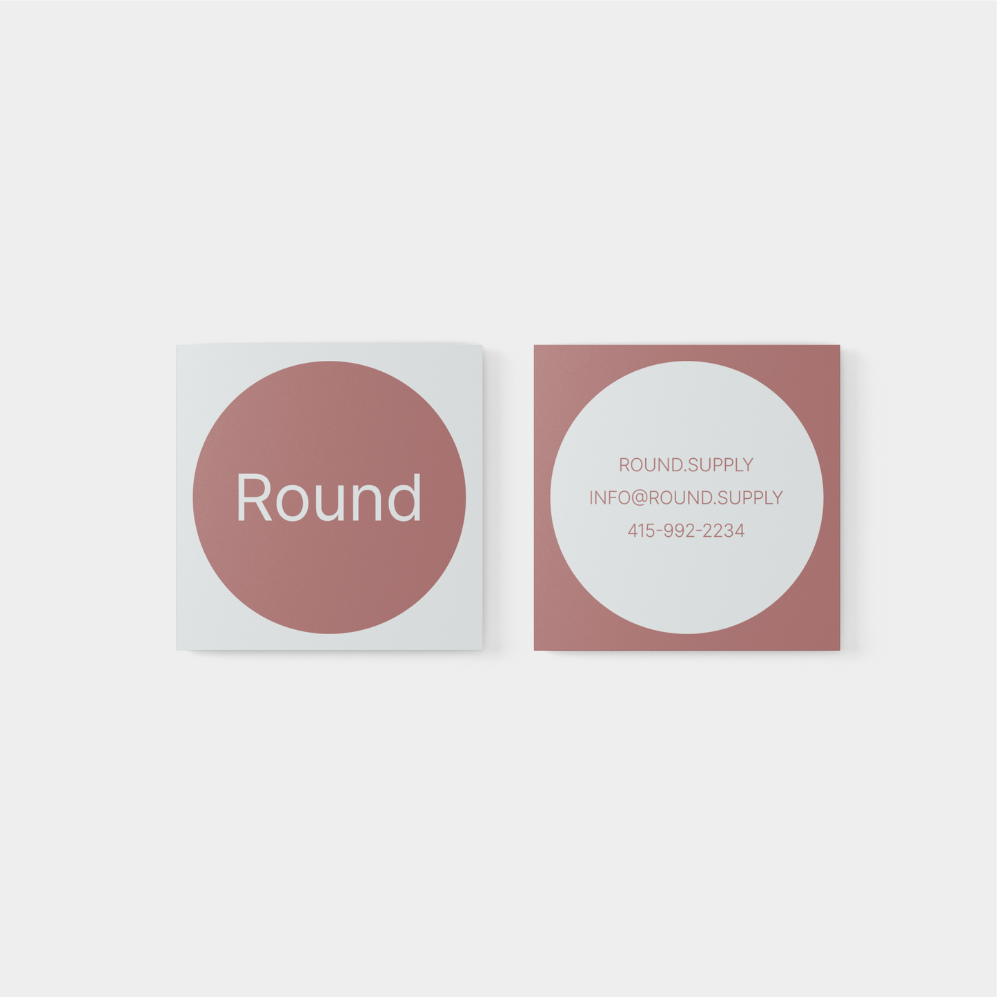 Square Geo Business Card V-Greeting & Note Cards-The Design Craft