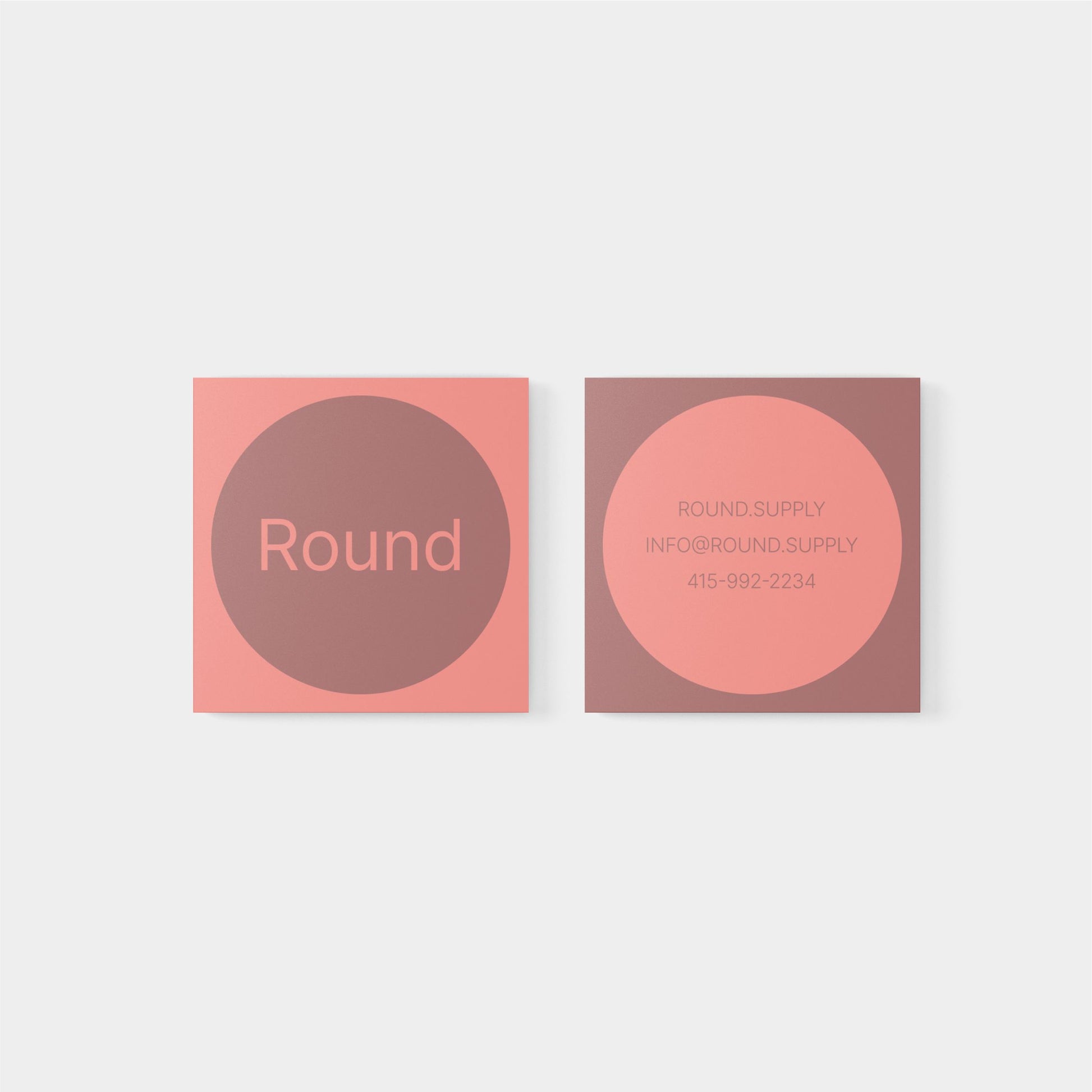 Square Geo Business Card VI-Greeting & Note Cards-The Design Craft