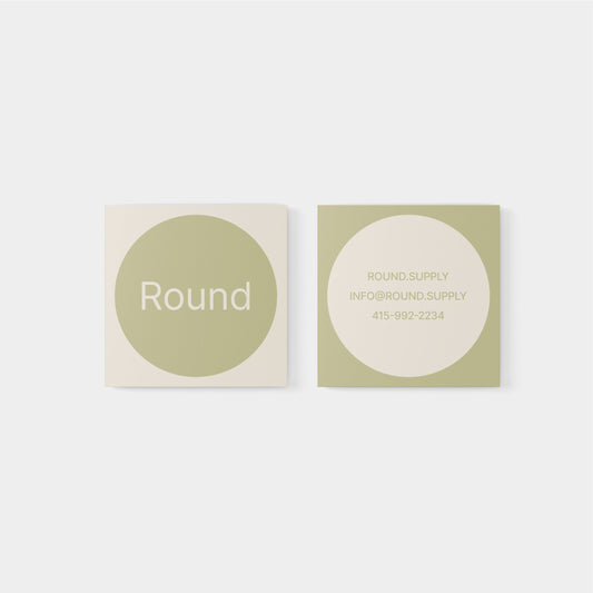 Square Geo Business Card X-Greeting & Note Cards-The Design Craft