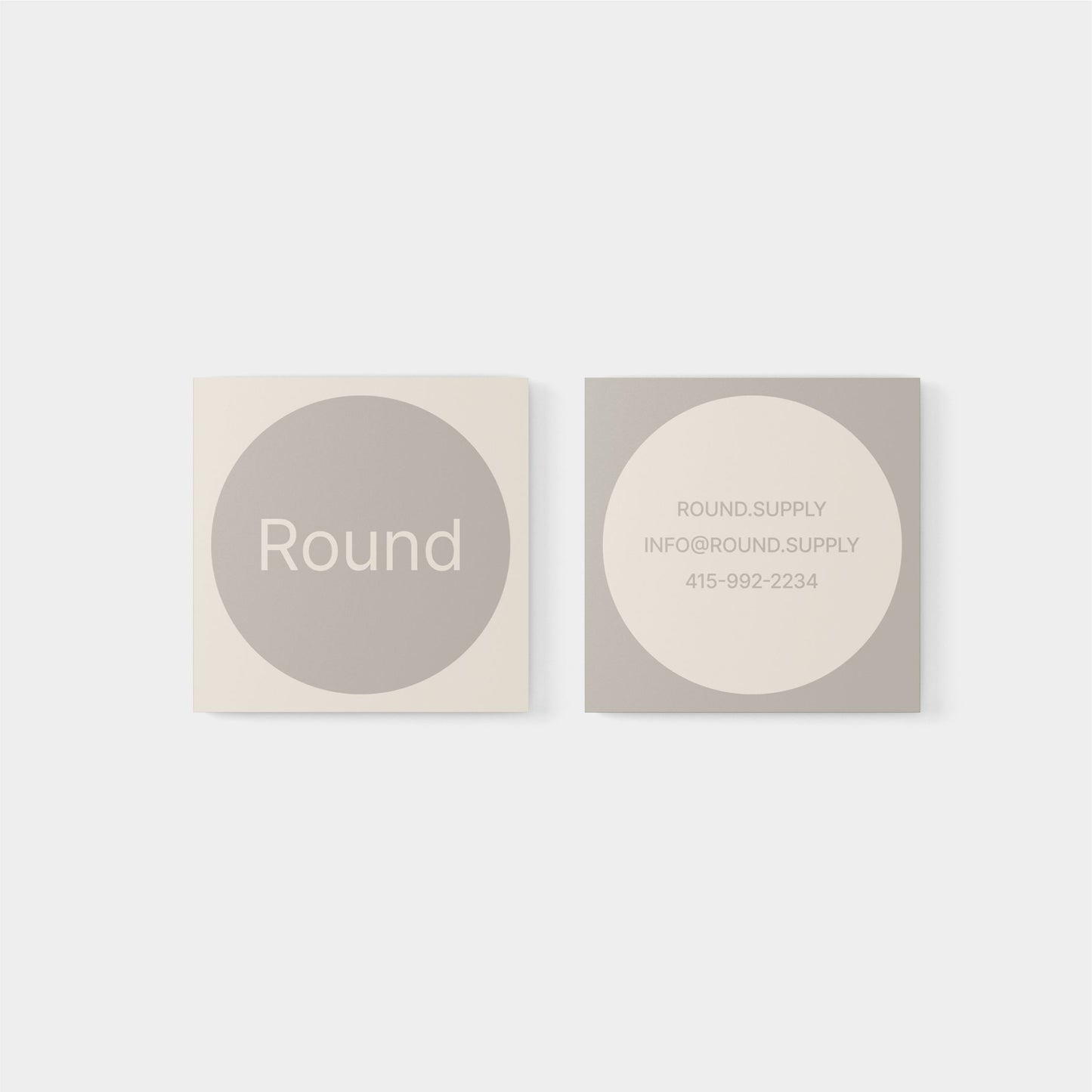 Square Geo Business Card XI-Greeting & Note Cards-The Design Craft