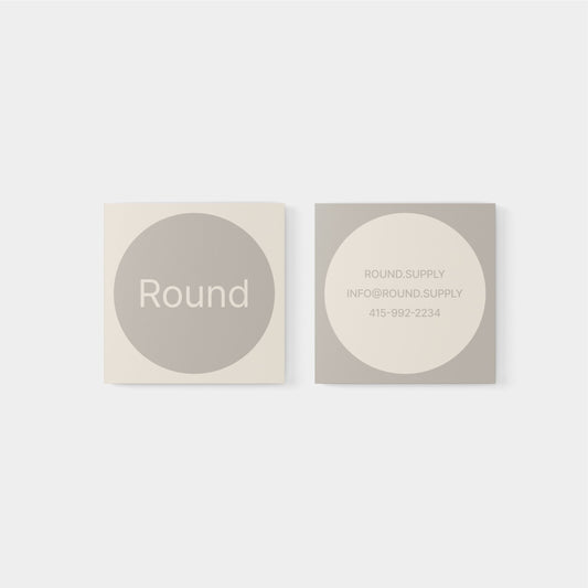 Square Geo Business Card XI-Greeting & Note Cards-The Design Craft