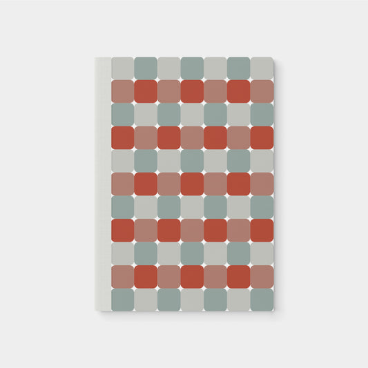 Squircle Check Softcover Notebook