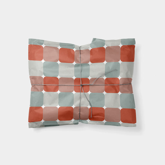 Squircle Checkerboard Gift Wrap