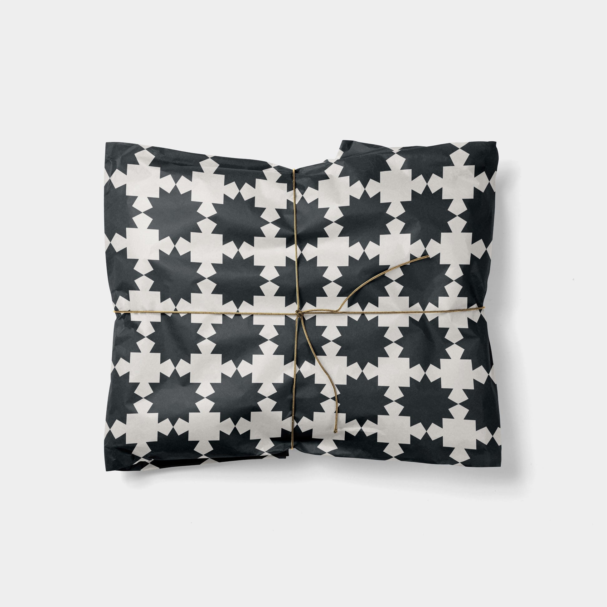 Star Pattern Holiday Gift Wrap-Gift Wrapping-The Design Craft