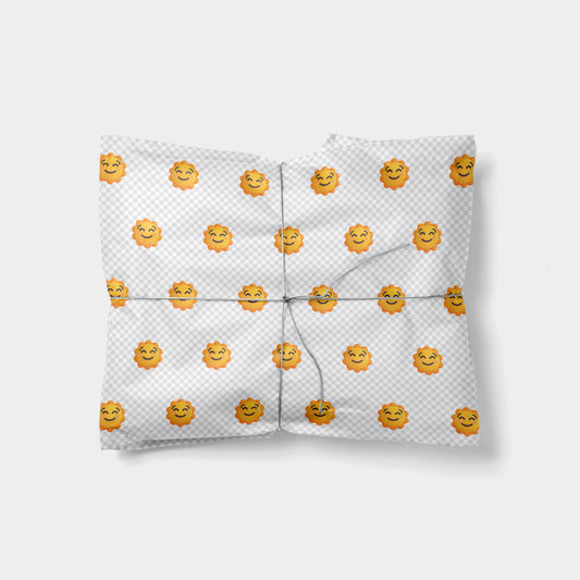 Sunshine Emoji Gift Wrap-Gift Wrapping-The Design Craft