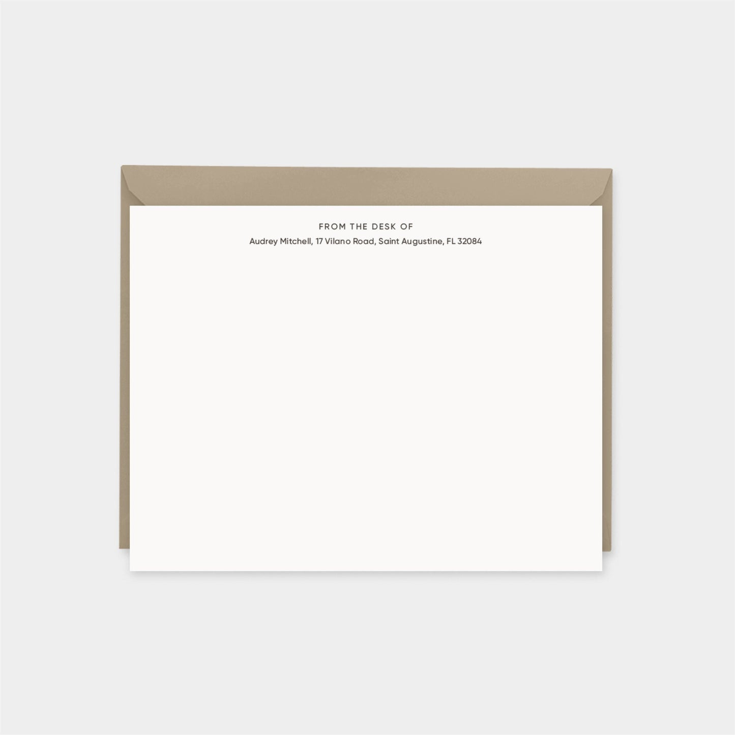 Tan Speckled Texture Note Cards, Elegant-Greeting & Note Cards-The Design Craft