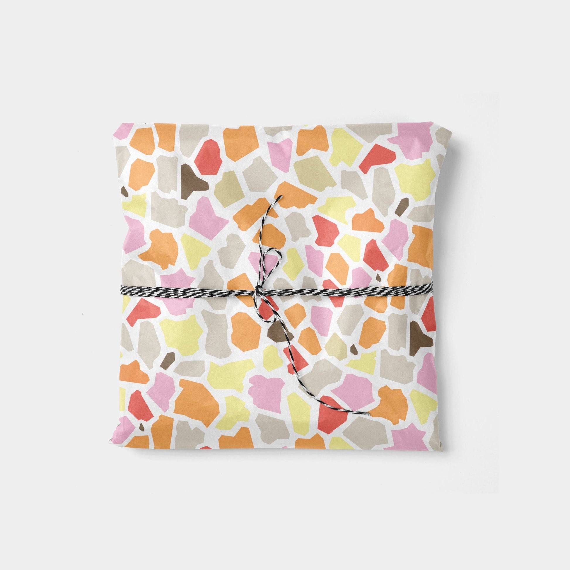 Tectonic Abstract Shape Pattern Gift-Gift Wrapping-The Design Craft